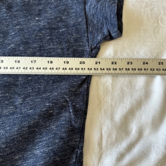 Old Navy Short Sleeve Blue Peasant T-Shirt Sack Dress X-Large Drawstring Waist - Picture 8 of 12